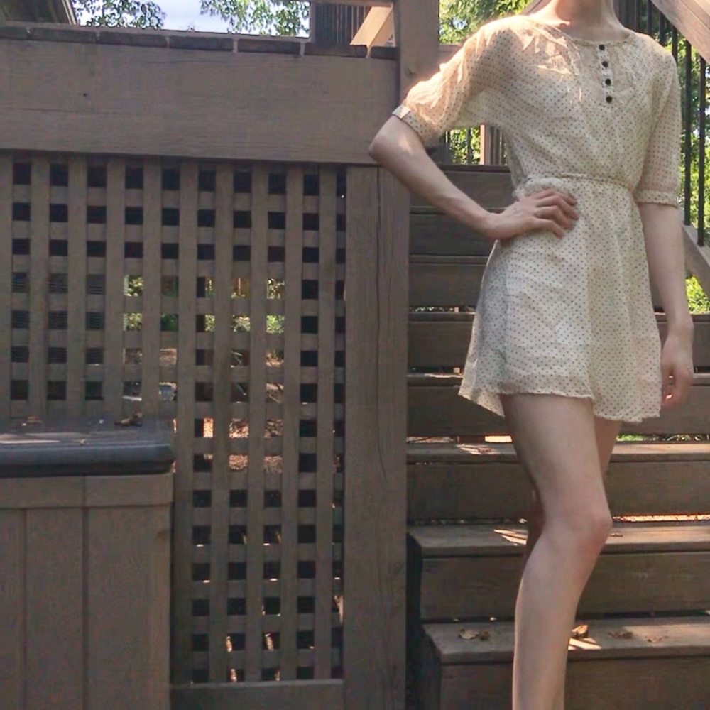 Vintage Fire Los Angeles Dress & Slip